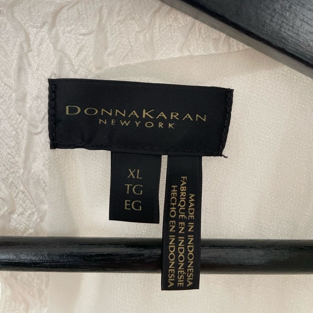Donna Karan New York Textured Oversized Blouse Size XL - Picture 5 of 5